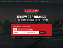 Tablet Screenshot of driveclassic.com